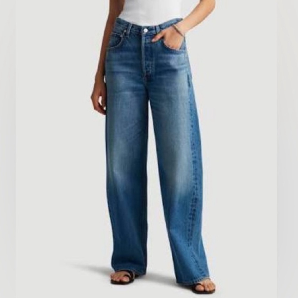 Citizens of Humanity Ayla Baggy Wide Leg High Rise Jeans in Chaya Size 25